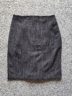 Express Tweed Pencil Skirt in Black/white, Size 4